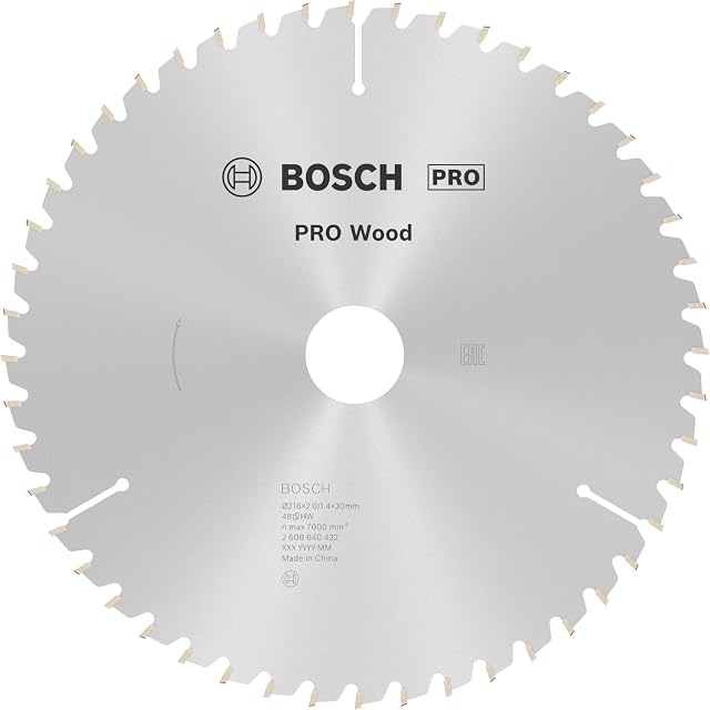 Disco de sierra Bosch Optiline Wood de 216 mm, fotografía de producto