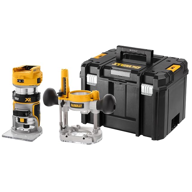 Fresadora a batería DeWalt DCW604NT, fotografía de producto