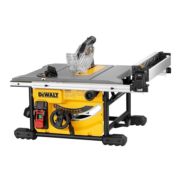 Sierra de mesa compacta DeWalt DWE7485, fotografía de producto