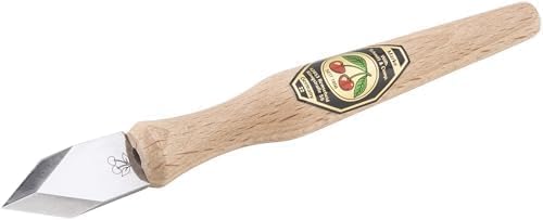 Cuchilla de marcar Kirschen con mango de haya, fotografía de producto