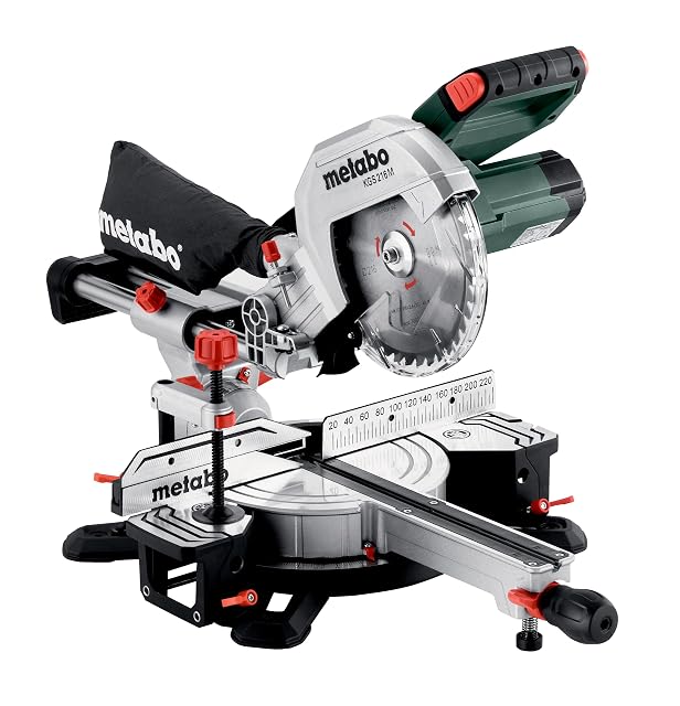 Ingletadora telescópica Metabo KGS 216 M, fotografía de producto