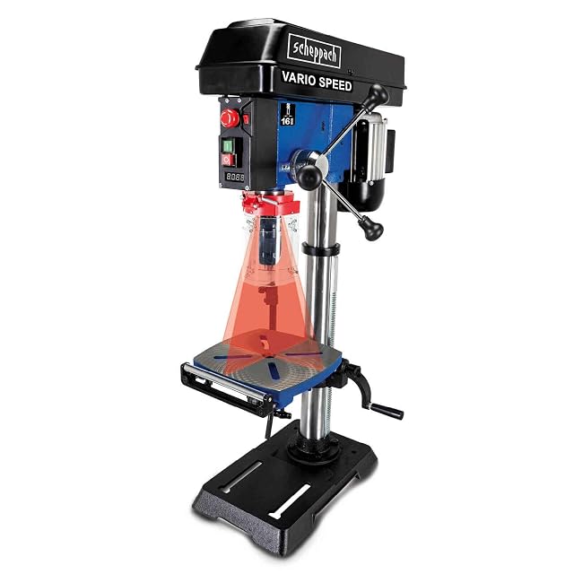 Taladro de columna Scheppach DP18Vario, fotografía de producto